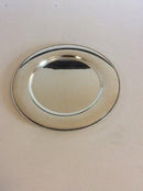 Set of 12 Georg Jensen Sterling Silver Pyramid Charger / Plates No 600Y Harald Nielsen