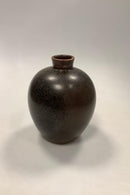 Saxbo Vase i brun farve No 99