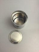 Lille Stelton Cylinda-line Isspand i rustfrit stål med låg