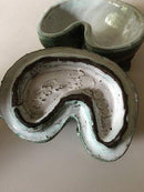 Sten Lykke Madsen for Royal Copenhagen Stoneware Figurine of Mythical Creature in Two Parts.