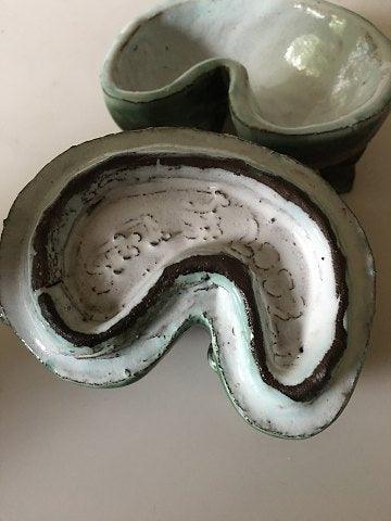 Sten Lykke Madsen for Royal Copenhagen Stoneware Figurine in two parts of Fabeldyr