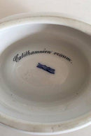 Early Royal Copenhagen Flora Danica Salt Dish No 3557 from 1870's. With Seawood