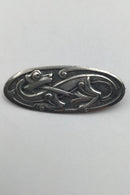 Tysk? Sølv Fabeldyr Broche