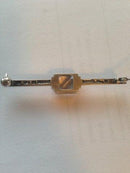 Wiwen Nilsson Sterling Silver Brooch with stone