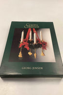 4 Georg Jensen Lyseholdere til Adventskrans i Forgyldt metal
