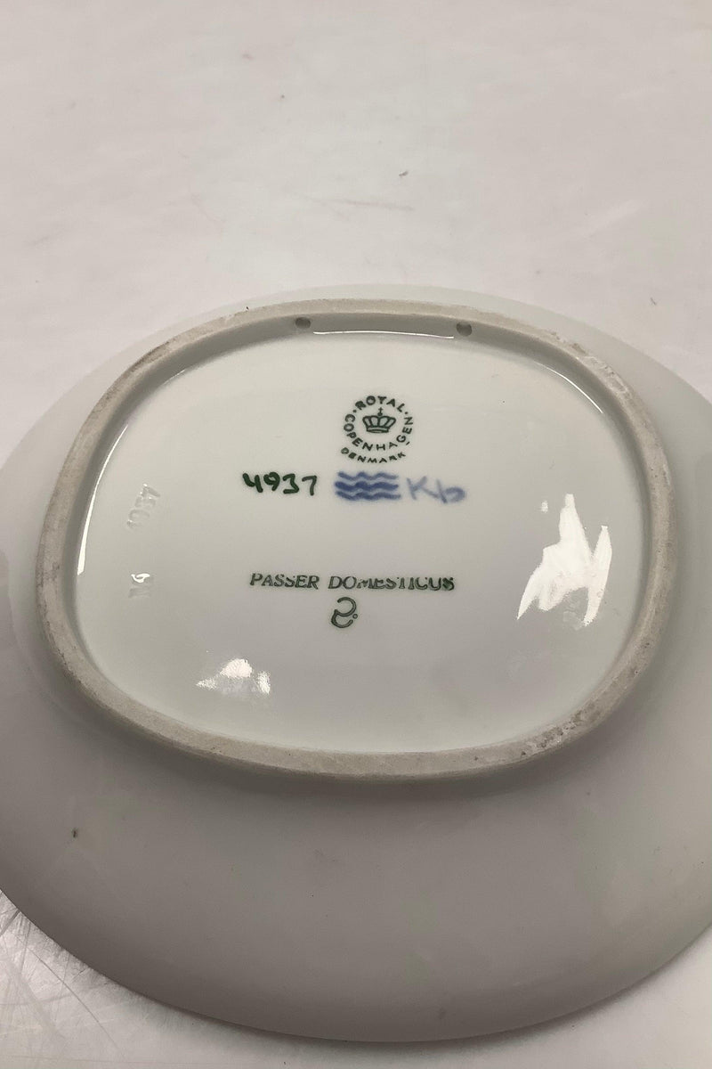 Royal Copenhagen Skål med Gråspurv No. 4937