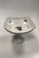 Royal Copenhagen Light Saxon Flower Pedistal Bowl with Puttier No 1531