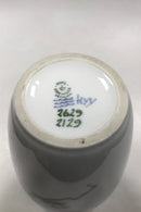 Royal Copenhagen Art Nouveau vase with flowers no 2629/2129