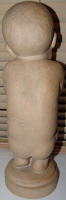 Svend Lindhart Barne Figur i Terrakotta Stor og Flot