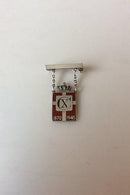 乔治-延森的纯银国王标志，1870-1945年