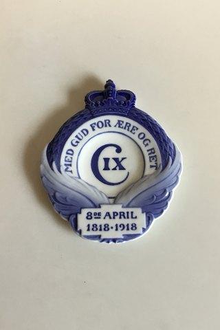 Royal Copenhagen Mindeplatte fra 1918 RC-CM179