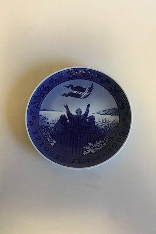 Royal Copenhagen Mindeplatte fra 1969 RC-CM323