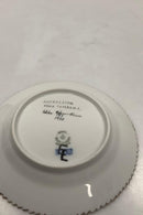 Royal Copenhagen Privately painted Flora Danica Cake plate No 3552