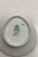 Bing og Grøndahl Sommerfugl med guld Smør Asiet / Kaviar Skål No. 200