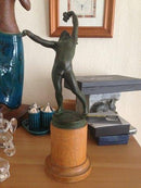 延斯-雅各布-布雷格诺 带葡萄的土星铜像