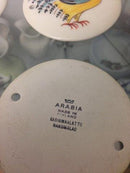 Arabia Finland Plaquette til væg og dør Høns og hane