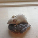 Royal Copenhagen Art Nouveau Mus på fiskehoved No 513