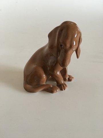 Bing and Grondahl Figurine Dachshund No. 1755