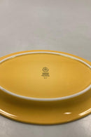 Royal Copenhagen Ursula oval Tallerken i Gul No. 621