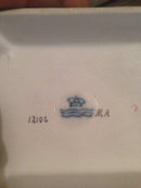 Royal Copenhagen Overglasur figur af Amager Pige og Dreng No 12106