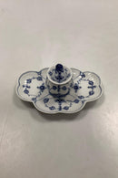 Royal Copenhagen Blue Fluted Plain Inkpot No 129