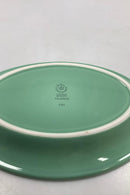 Royal Copenhagen Ursula oval Tallerken i Lysegrøn No. 085