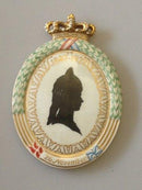 ロイヤルコペンハーゲン フローラダニカ シルエットプレート ダグマーオブロシア No RC-S11