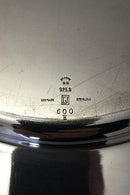 Georg Jensen Sterling Sølv Pyramide Tallerken No 600E