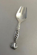 Georg Jensen Sterling Sølv Ornamental Serveringsgaffel No 83