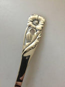 Großer silberner Servierlöffel aus Island von GAJ