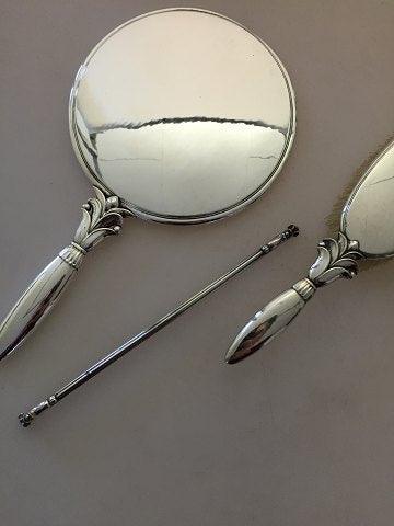 Georg Jensen Sterling Silver Harald Nielsen Mirror, Brush and Cumb No 172