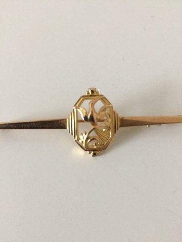 Georg Jensen 18K Guld Broche No 206