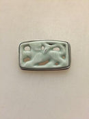 ロイヤル・コペンハーゲン A.ドラグステッド・ヤイス・ニールセン スターリングシルバー＆ポーセリン・ブローチ