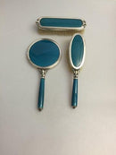 ジョージ ジェンセン ブラシ＆ミラー No 4000 スターリングシルバー＆ポーセリン ハラルド ニールセンによるデザイン。