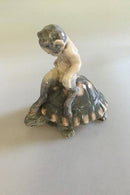 Royal Copenhagen Knud Kyhn Figurine Faun/Pan on a Turtle No 1880