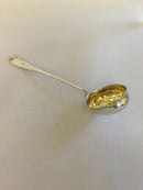 33.5厘米的银制大型古董冲床勺子