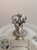 ジョージ ジェンセン ハラルド ニールセン作 スターリングシルバー 蓋付きボウル No 172C