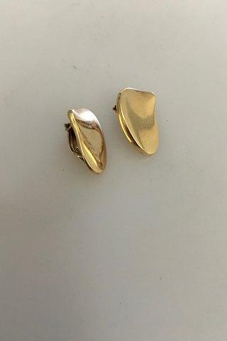 Bent Gabrielsen 14K Guld Øreklips No. 747