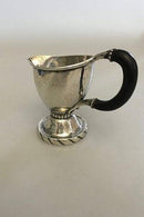 Georg Jensen Frühsilberkrug mit Holzgriff