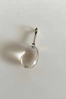 ジョージ ジェンセン スターリング シルバー トルン ペンダント No 130 ルチルクォーツ