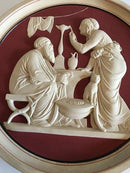 P. Ipsen Thorvaldsen Plate in terracotta Winter