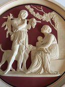 P. Ipsen Thorvaldsen Plate in terracotta Fall