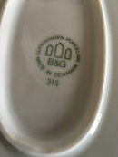 Bing & Grøndahl Henning Koppel Hvid Ovalt Serveringsfad No 315