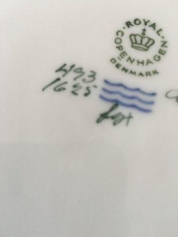 Royal Copenhagen Let Saksisk Blomst Sidetallerken No 1625