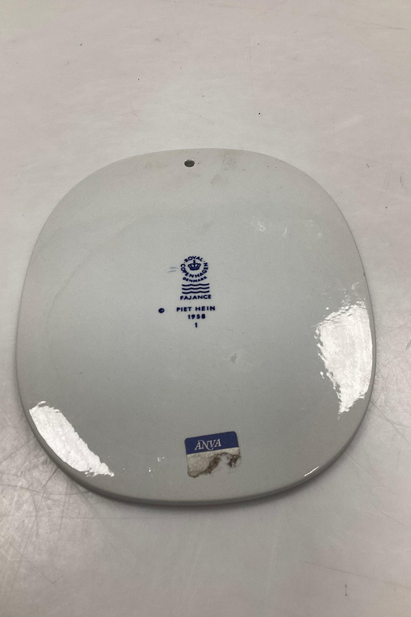 Royal Copenhagen Piet Hein Gruk Platte 1958