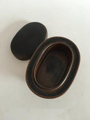 Arabia Stoneware. Ruska Butter Box with Lid.