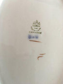 Bing & Grøndahl Ovalt Serveringsfad med Lilla Blomst