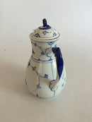 Bing & Grondahl Blau bemalte Musselmalet  Kaffeekanne Nr. 91A