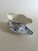 Royal Copenhagen Musselmalet Halvblonde Sauceskål med Hanke nr. 585