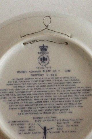 Bing Grondahl SAS Flyer Plate No 7 1982